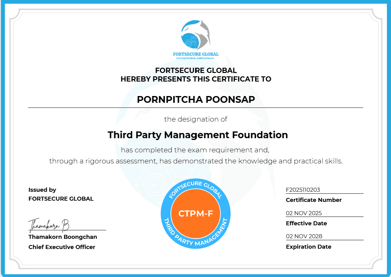 Third Party Management Foundation